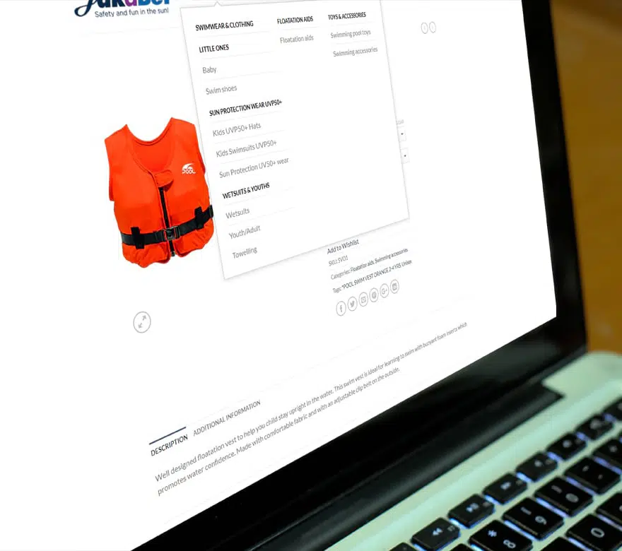 Online retail website from JJ Solutions