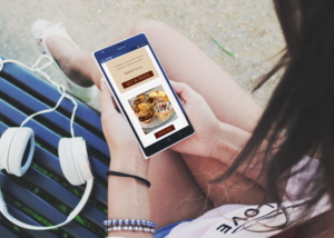 Mobile friendly website for local coffee shop Priscilla's Tea Room in Sanderstead