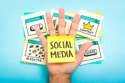 POsting about your business on social media